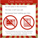 Care Instructions For Polar Camel Drinkware Line Of Products. Includes Recommending Hand Washing And Warning To Not Place In Oven Or Microwave.