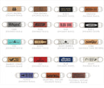 Vegan Leather Bottle Opener - FREE SHIPPING - Custom Promotional Items with Business Logo - Company and Event Logos Swag Giveaways