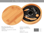 Choose Wisely Star Wars - WINE TOOL SETS: *Free Shipping* - Custom Engraved 2 and 4 Piece Wine Tool Sets - Vegan Leather and Bamboo Boxes
