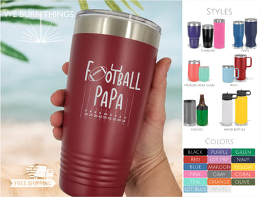 FOOTBALL DESIGN - Drinkware - Polar Camel Brand