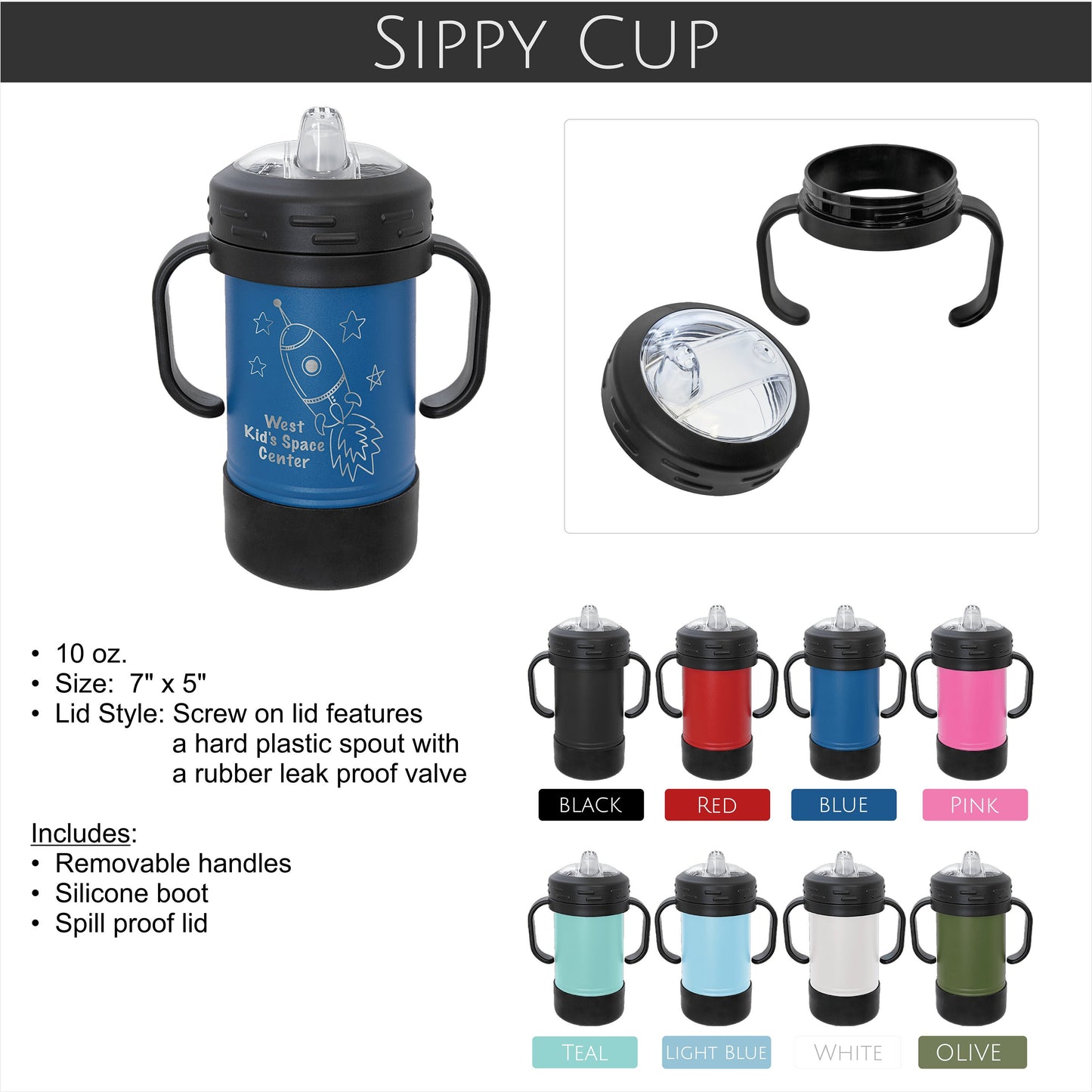 Straight Outta Nap Time - BABY & KID DRINKWARE: *Free Shipping* - Custom Polar Camel Sippy Cup - Personalized Toddler Water Bottle